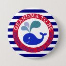 Search for white stripe baby badges Grandma to be