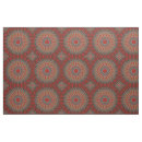 Search for mandala pattern fabric Red