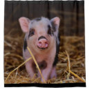 Search for cute pig shower curtains Piglet