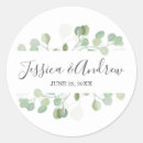 Search for nature wedding stickers Foliage
