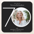 Search for 70th birthday coasters White