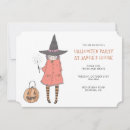 Search for whimsical halloween invitations Orange black white