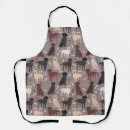 Search for black labrador retriever dog aprons Pattern