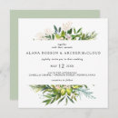 Search for olive green and gold wedding invitations For her