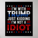 Search for morons posters Maga
