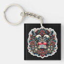 Search for skull tattoo key rings Vintage