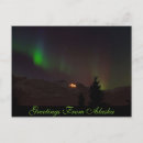 Search for northern lights postcards Alaska