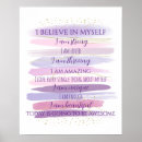Search for affirmations posters I am statements