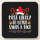 Search for holiday barware Santa