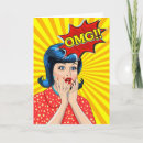 Search for pop art cards Woman