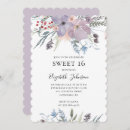 Search for lavender sweet 16 invitations Watercolor