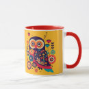 Search for colourful owls mugs Bird