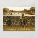 Search for love locks postcards Bridge