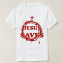 Search for jesus saves tshirts Cross