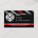 Search for firefighter business cards Professional