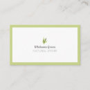Search for independent business cards Green