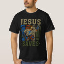 Search for jesus saves hockey tshirts Goalie