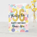 Search for 36th birthday cards Happy