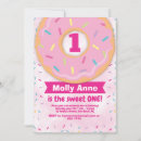 Search for doughnut 1st birthday invitations Sprinkles