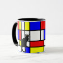 Search for mondrian mugs Composition