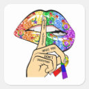 Search for rainbow lips stickers Colourful