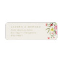 Search for romantic floral return address labels Bridal shower