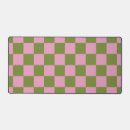 Search for pink gingham mousepads Modern