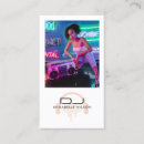 Search for sound engineer business cards Dee jay