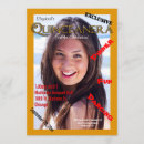 Search for magazine cover birthday invitations Chic