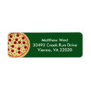 Search for pizza return address labels Restaurant