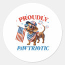 Search for patriotic animal stickers Puppy