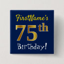 Search for 75th badges 75th birthday party