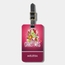 Search for new year luggage tags Snowflakes