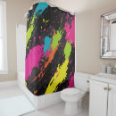 Search for neon color shower curtains Colorful