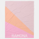 Search for pink and coral blankets Geometric