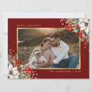 Search for red poinsettia christmas cards Classic