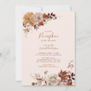 Search for autumn floral baby shower invitations Fall