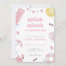 Search for summer birthday invitations Pink