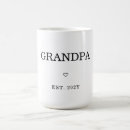 Search for first time grandpa mugs Grandfather to be