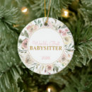 Search for babysitter christmas tree decorations Keepsake