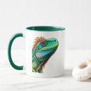 Search for tropical lizard mugs Iguana