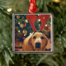 Search for yellow labrador christmas tree decorations Festive