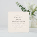 Search for black and ivory bridal shower invitations Elegant