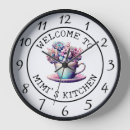 Search for pink kitchen clocks Teacup