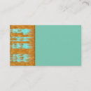 Search for southwestern business cards Turquoise