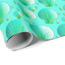 Search for seafoam green wrapping paper Seashells