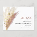 Search for pampas grass save the dates Boho