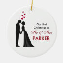 Search for wedding favor christmas tree decorations Newly weds