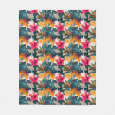 Search for exotic flowers blankets Colourful