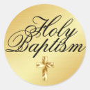 Search for holy baptism stickers Gold